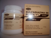 Серебряный сульфадиазин-1% Sulfadiazina de plata 1% crema
