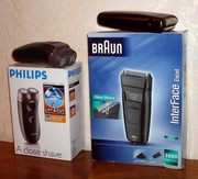 Электробритвы «Philips» и «Braun»