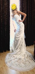 Свадебное платье Casablanca Bridal ,  размер 40-44,  цвета айвори 