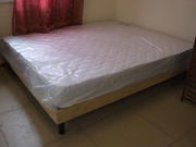 Простая двуспальная кровать с матрасом 1800 грн