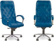 Кресла для руководителей,  CUBA steel chrome (с механизмом «Мультиблок»