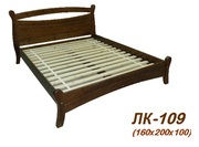 Кровать,  деревянная,  Лк- 109,  Скиф,  из массива хвойных пород деревьев.
