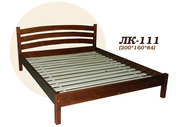 Кровать,  деревянная,  Лк- 111,  Скиф,  из массива хвойных пород деревьев.