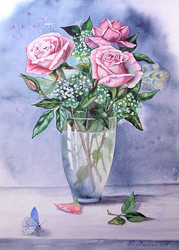 Картина Три розы