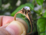 Бриллиантовое кольцо 0.42 карата
