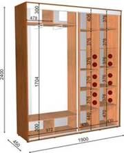 шкаф купе 190 45 240