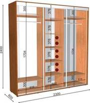 шкаф купе 230 60 240 