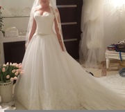Кружевное свадебное платье салона КОКОС 2014 