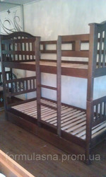 Кровать двухъярусная Максим с подкроватными ящиками