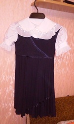 Продам бу школьный сарафан + блузка (Одесса)