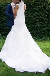 Продам свадебное платье от Amour Bridal(Испания ) в цвете айвори 