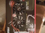 Продам видеокарту msi 750 ti 2gb gddr5